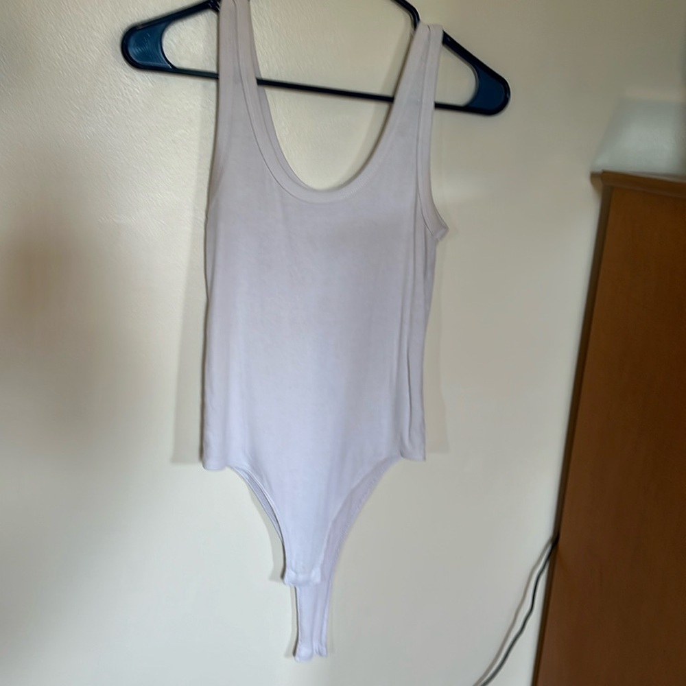 White tank top bodysuit